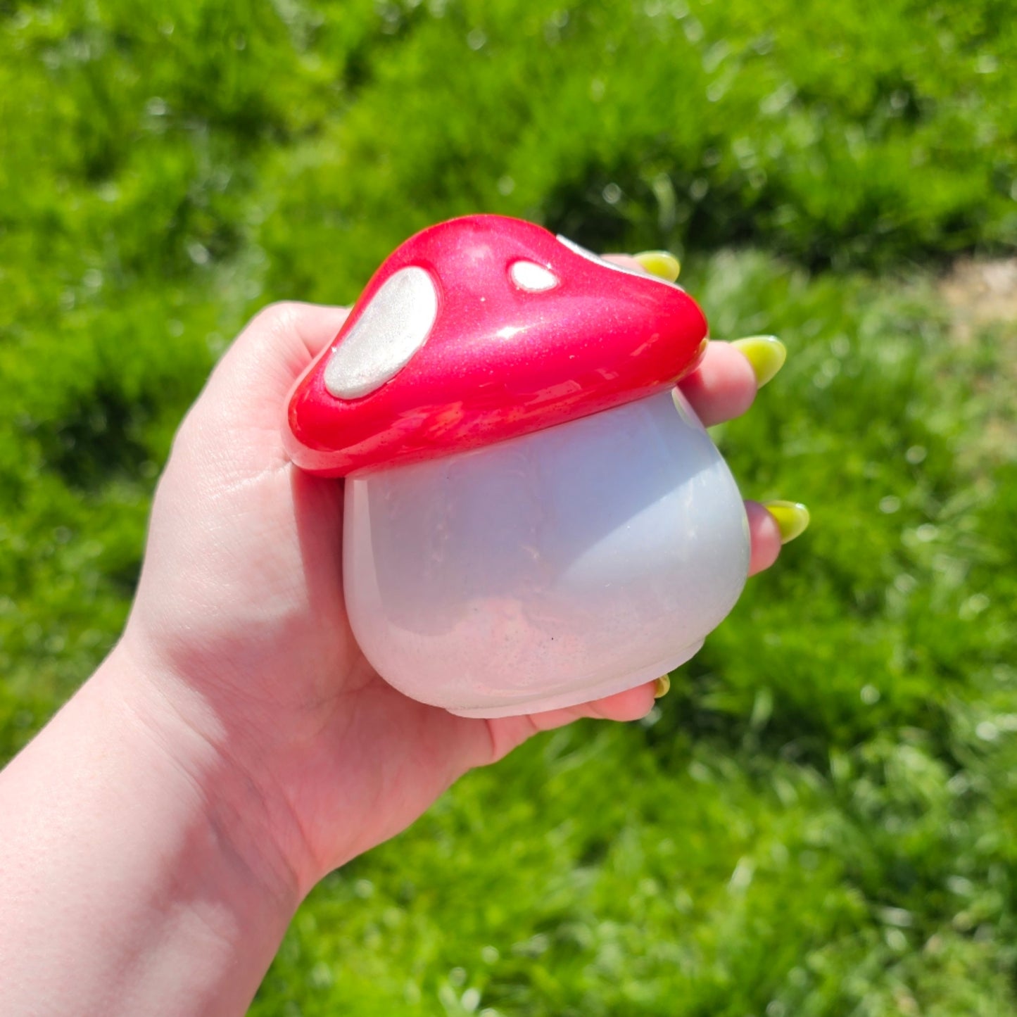 Mustache Mushroom Jars