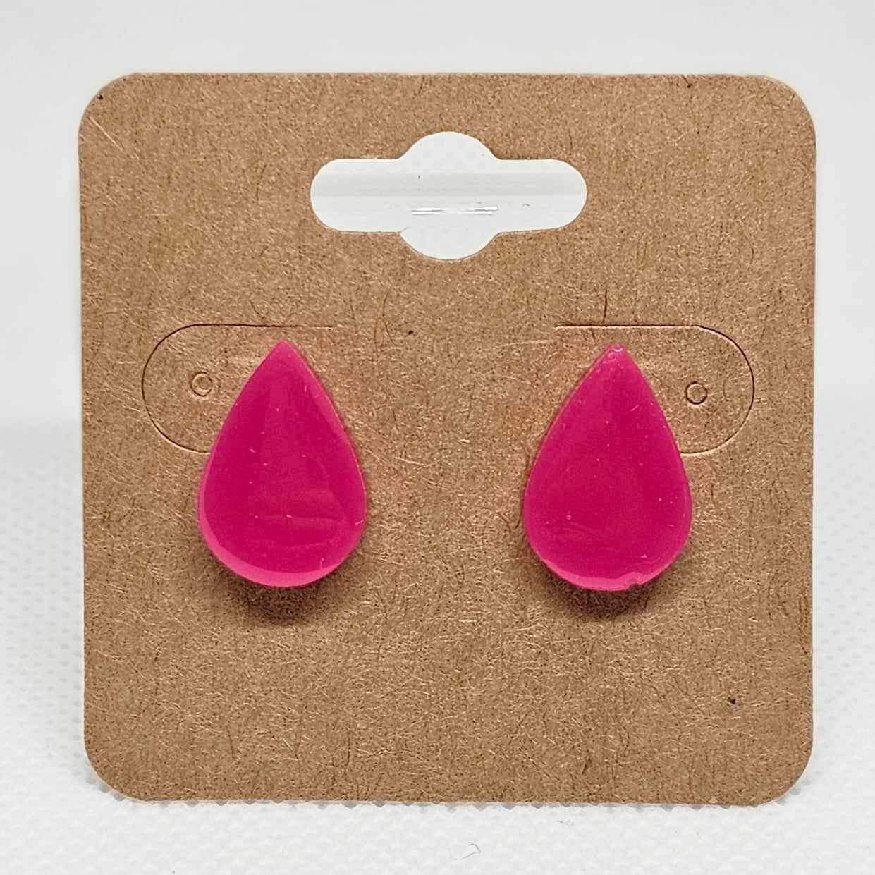 Teardrop Stud Earrings