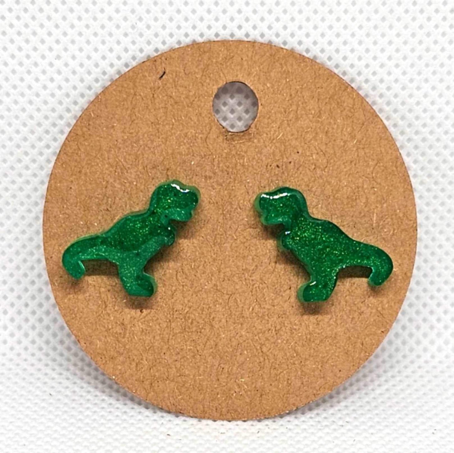 Dino stud earrings