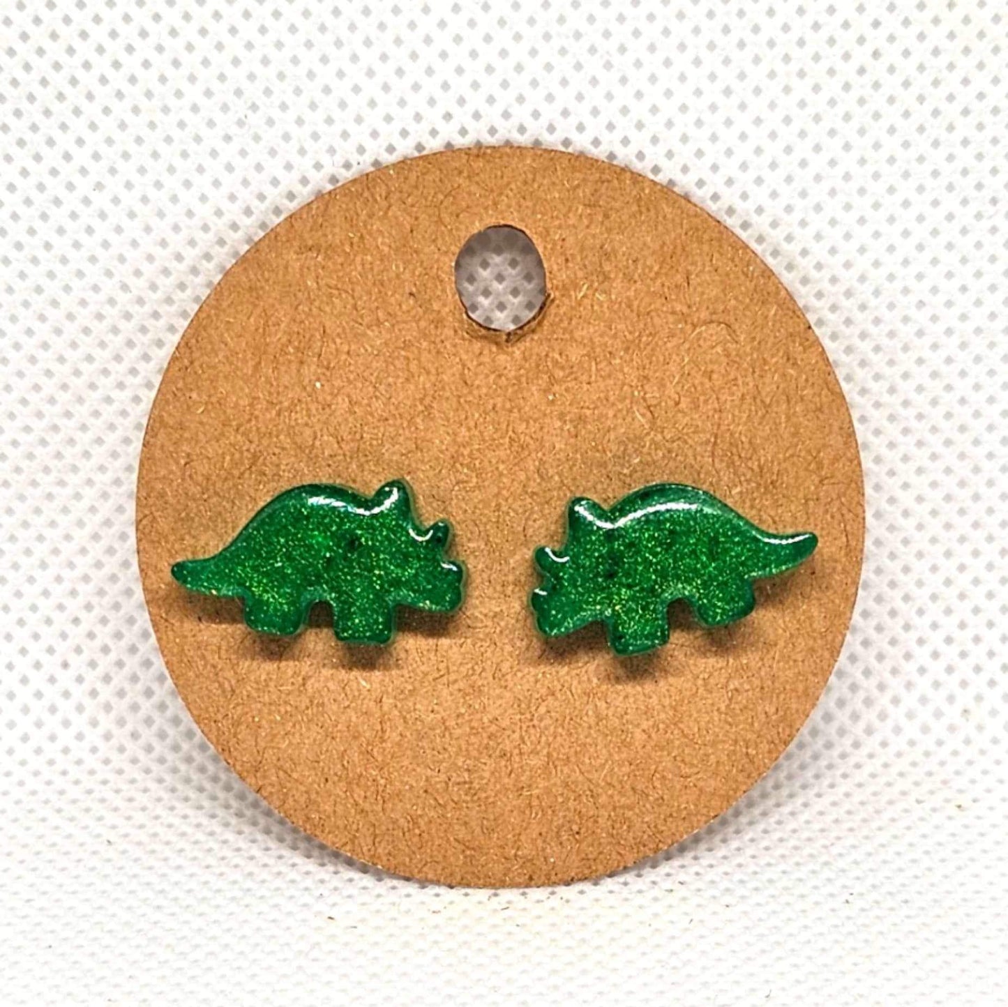 Dino stud earrings