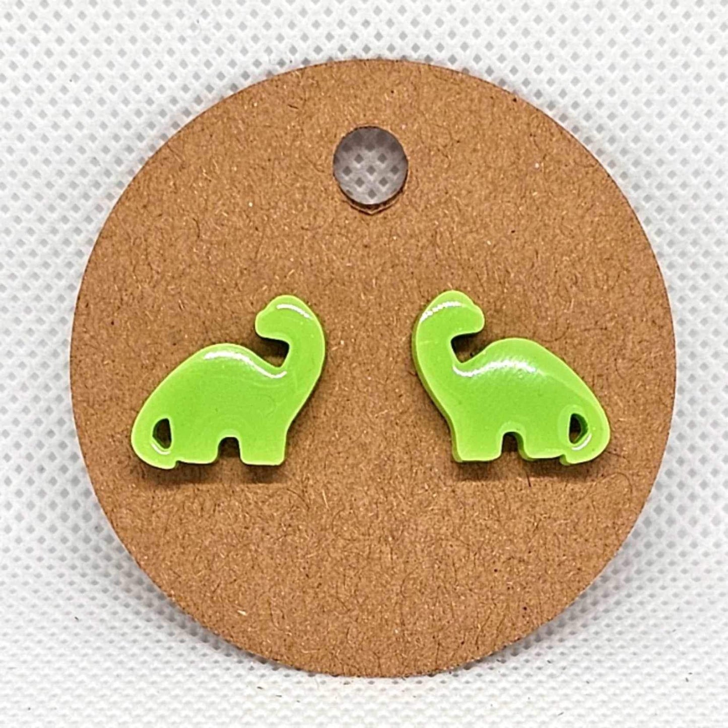 Dino stud earrings