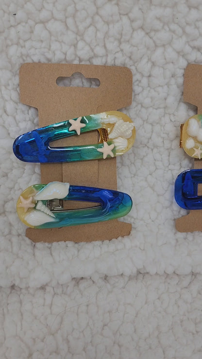 Beach Barrettes
